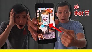 Phim Ngắn: Đừng Chơi TALKING ANGELA vào lúc 3 GIỜ SÁNG - Thử Thách chơi Talking Angela screenshot 2