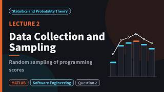 Data Collection & Random Sampling in MATLAB | Population vs Sample | Q2