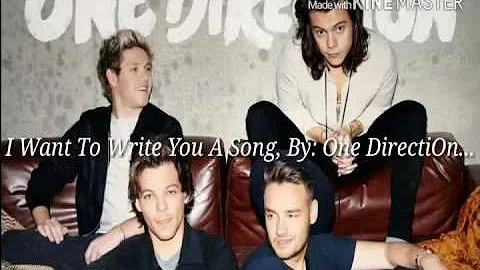 One DirectiOn - I Want To Write You A Song (AudiO)