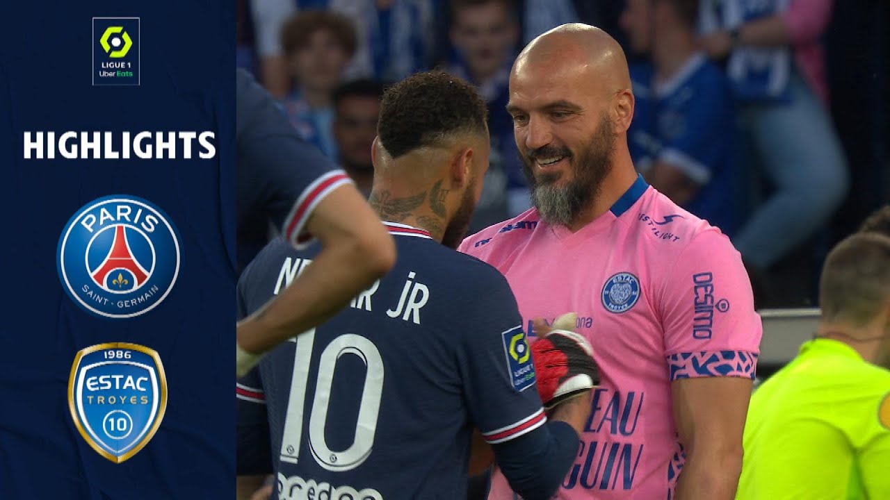 PARIS SAINT-GERMAIN - ESTAC TROYES (2 - 2) - Highlights - (PSG - ESTAC) / 2021-2022