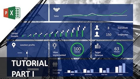 How to Create an Amazing PowerPoint Dashboard With Dynamic Excel Backend [Tutorial Part I]