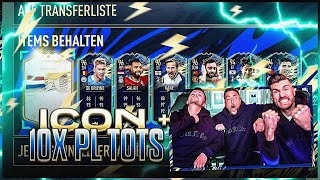 KRANK!! ICON + 10x PREMIER LEAGUE TOTS im PACK OPENING 😳😱HEFTIGES PACK LUCK ESKALIERT !! FIFA 21