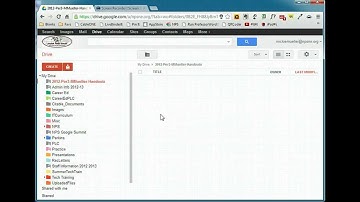 Student Handout Folder Google Drive