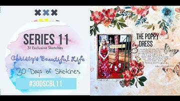 Scrapbook Process Video #212 #30dscbl11  - Day 27 - 49 & Market ARToptions Alena