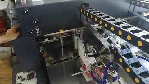 ASJ800 Automatic paper gluing machine for rigid box & hardcover, double feeder -2