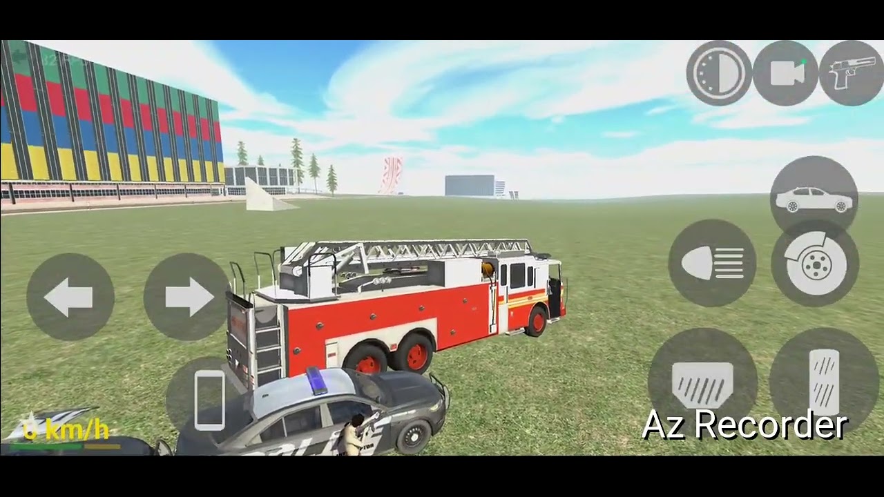 Indian Bike Driving 3d - Fire Brigade Fortuner Car Driving Simulator Android Gameplay 