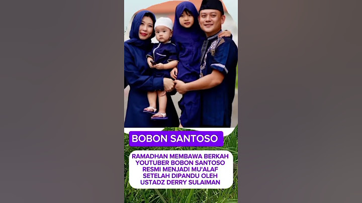 Alhamdulillah akhirnya menjadi mualaf #automobile #mualaf #bobonsantoso #bobon #hijrah