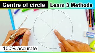 how to find the centre of a circle