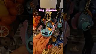 Sparkly Bag Charms #charms #disneymerch #disney #bagcharm #blingcharms #stitch #dumbo