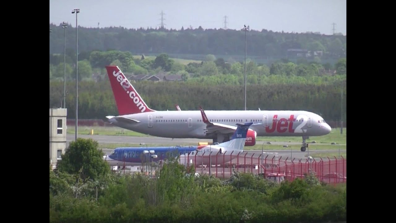 Newcastle Airport 36 (HD) B757200W YouTube