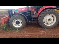 Cover crop sowing with notill planter in rubber plants  amazing agriculture machineries