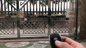 Cổng trượt tự động tại Cẩm Phả giá rẻ, lắp đặt nhanh chóng 036.555.4519