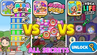 Best Secrets of Toca Boca vs Avatar World vs Miga World ❤️ Pazu & Life World