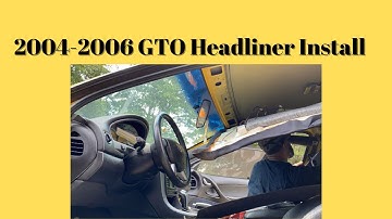 Putting the Headliner back in: Part 2