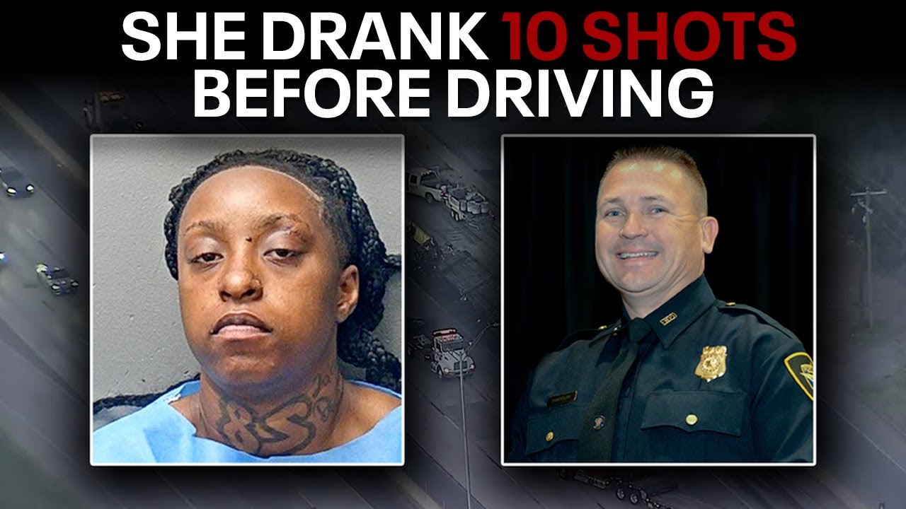 Suspect admits drinking 10 shots before officer's death