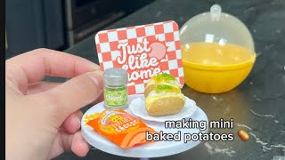 making miniverse baked potatoes LIVE