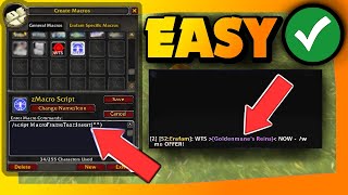 WOW How To Link Item in Macro Tutorial #shorts