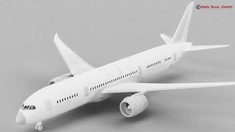 3D Model of Boeing 787-8 Review