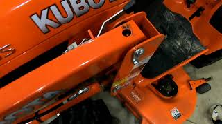 How to grease and maintenance a Kubota BX23S