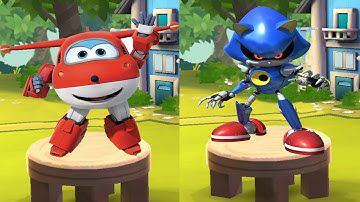 Sonic Dash vs Super Wings Jett Run Android Gameplay