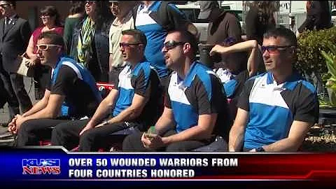 KUSI Covers USO San Diego Honoring of Over 50 Wounded Warriors