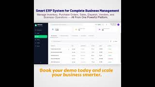 Custom ERP System Demo | Smart Business Management Solution | DP Vision Analytics