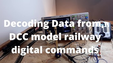 Decoding data from model railway DCC digital commands