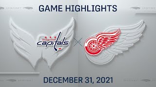 NHL Highlights | Capitals vs. Red Wings - Dec 31, 2021