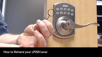 How to to Re-hand the Delaney LP250 Digital Lever Lock