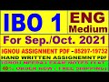 Ibo 1 solved assignment 202021  ibo 1 solved assignment in english   ibo 1 in english