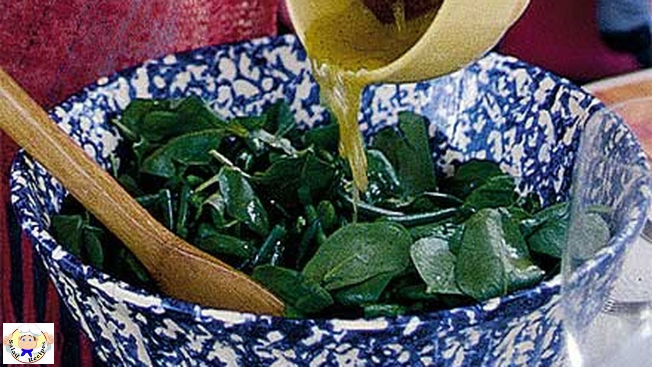 Spinach and green bean salad YouTube