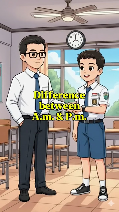 Difference between A.m. & P.m. #english #learnenglish #englishteacher #englishspeaking #grammar