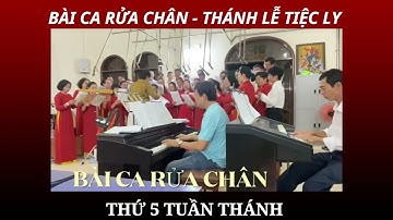 BÀI CA RỬA CHÂN l CA ĐOÀN MẸ LÊN TRỜI GX ĐỒNG XOÀI l THÁNH LỄ TIỆC LY THỨ 5 TUẦN THÁNH