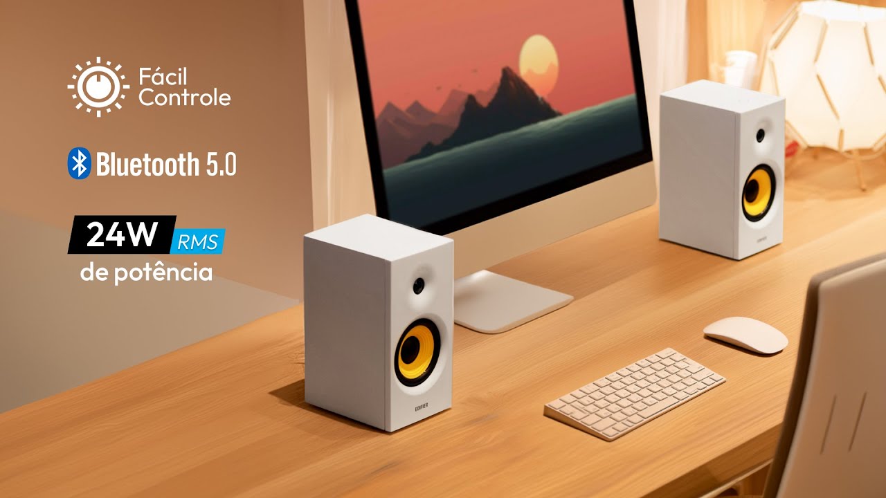 Caixa de Som Bluetooth EDIFIER R1080BT 24W RMS