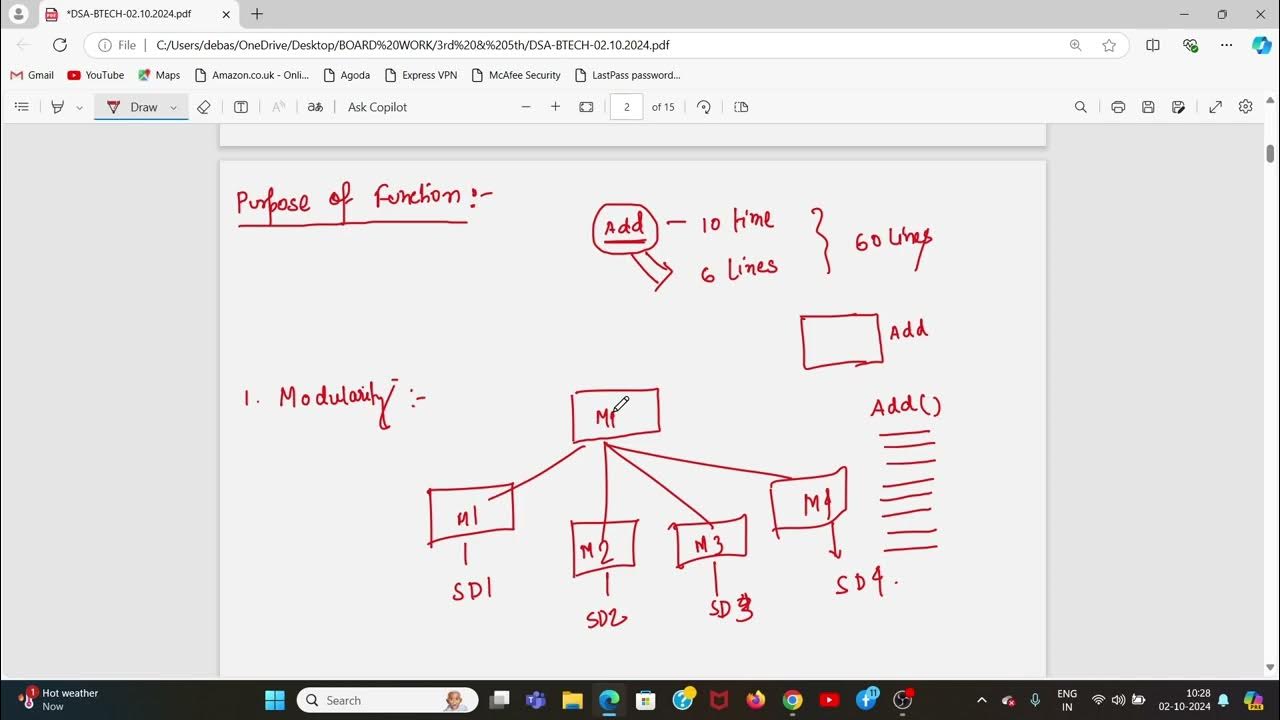 RECURSION IN DATA STRUCTURE|PRELIMINARY CONCEPT|BTECH|3RD SEM | Dh Sir ...