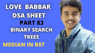Find median in Binary search tree | Tricky approach | Love Babbar DSA sheet