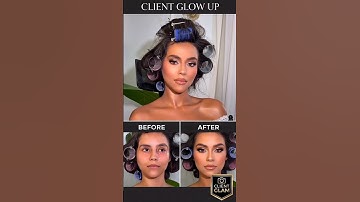 Glow Up Transformatie voor Klanten ✨ Bruiloft Glamour Tutorial #shorts #makeuptutorial #learningw...