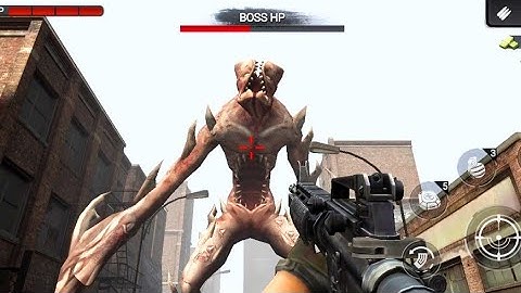 Zombie Hunter D-Day 2- BOSS Mode-Android Gameplay Walkthrough