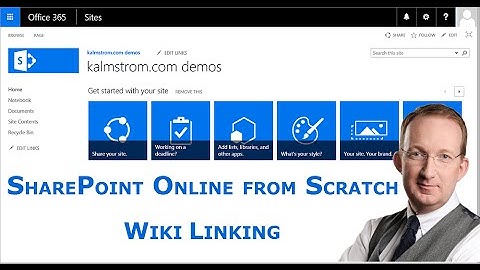 SharePoint Wiki Linking