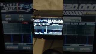 Сравнение модуляции на трансивере Lab599 TX599MP (компьютерная гарнитура A4TECH и штатная тангента).