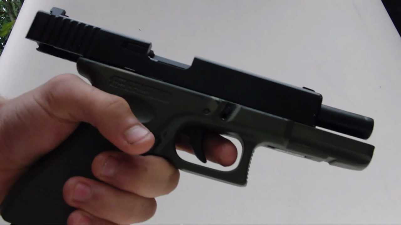 Airsoft Shooting my Co2 Glock 17 YouTube