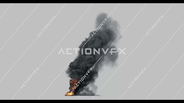 Large Scale Smoke Plumes Vol  2 Stock Footage Collection