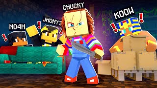 SE ESCONDA DO BONECO CHUCKY no MINECRAFT! ‹ Koow ›