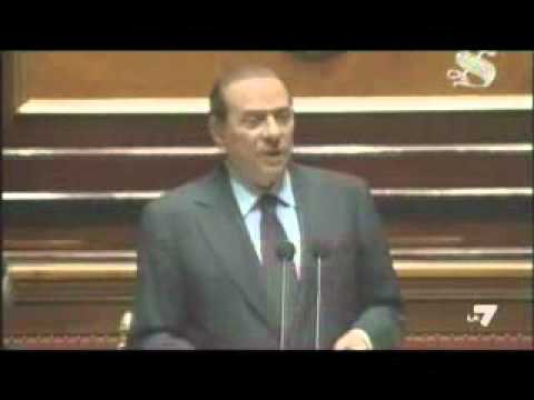 BERLUSCONI CHIEDE  FIDUCIA  AL SENATO  By Sandro Matocci