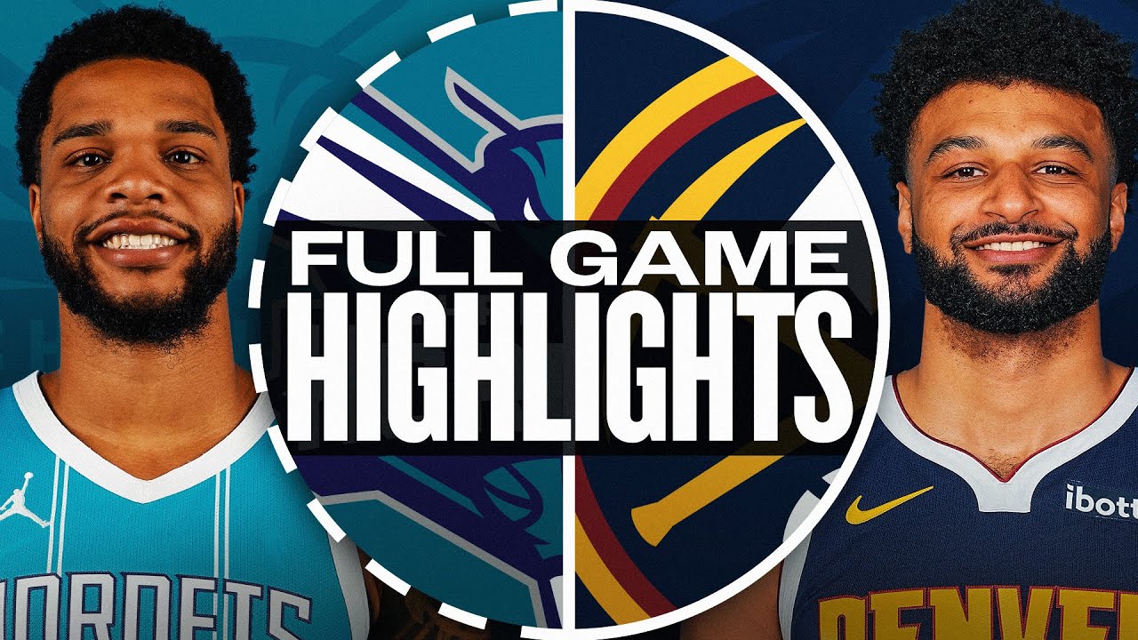 Detailed Nuggets Conclude Back-to-back Versus Hornets Landscape Illustration Detailed Nuggets Conclude Back-to-back Versus Hornets Landscape Illustration
