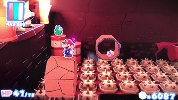 Kiwano Temple - Red Mini Paint Star | Paper Mario: Color Splash Walkthrough and Colorization