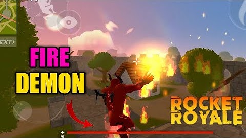 Rocket Royale 8 KILLS FIRE DEMON EVENT - Android gameplay #37