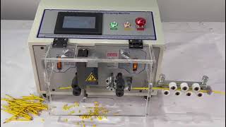 Touch Screen automatic wire cutting stripping machine  WPM SDS