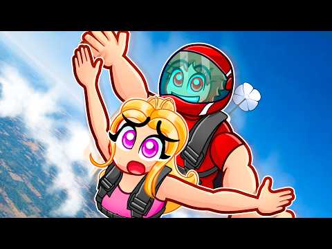 Techy Goes Skydiving For The First Time In GTA 5...