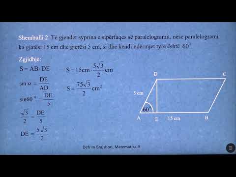 Video: Si Të Gjesh Sipërfaqen E Një Trekëndëshi Nëse Dihet Këndi